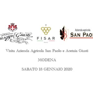 Visita Azienda Agricola San Paolo e Acetaia Giusti