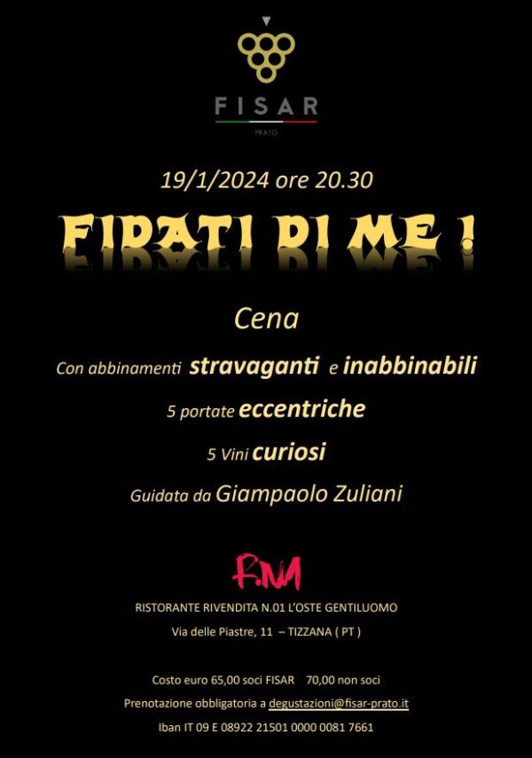 "Fidati di me" cena al buio