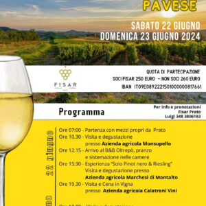 Due giorni in Oltrepò con Fisar Prato