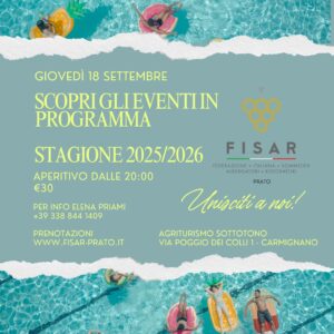 Aperitivo bordo piscina - 18 Settembre 2025