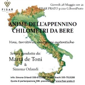 "Anime dell'Appennino" chilometri da bere - giovedì 28 Maggio