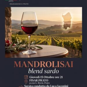 Alla scoperta del Mandrolisai: il cuore autentico del blend sardo 🍷✨Giovedì 15 Ottobre