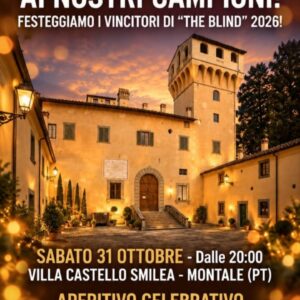 Un brindisi speciale con FISAR Prato per i nostri campioni di "The Blind"! 🍷✨